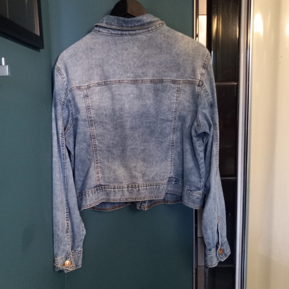 ☄️ Host Pick ☄️Celebrity Pink Women's Size XL Jean Jacket - Picture 2 of 5